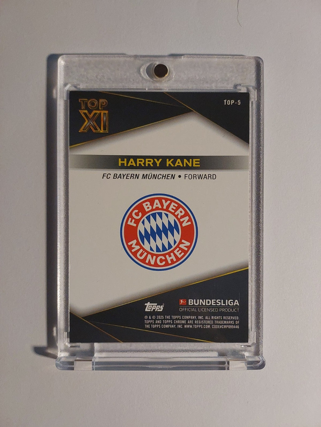 Topps Chrome Top XI 2025-26 Harry Kane Bayern München Parallel 23/25 Refractor – Bild 2