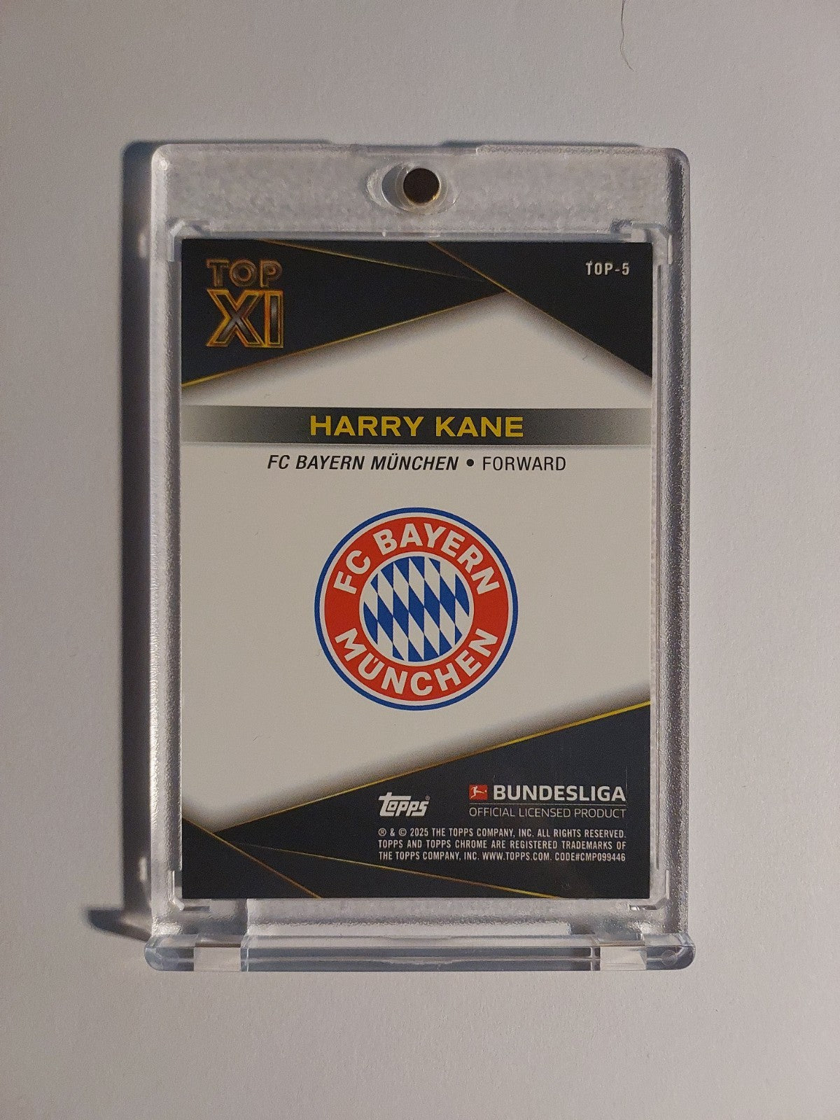 Topps Chrome Top XI 2025-26 Harry Kane Bayern München Parallel 23/25 Refractor – Bild 2