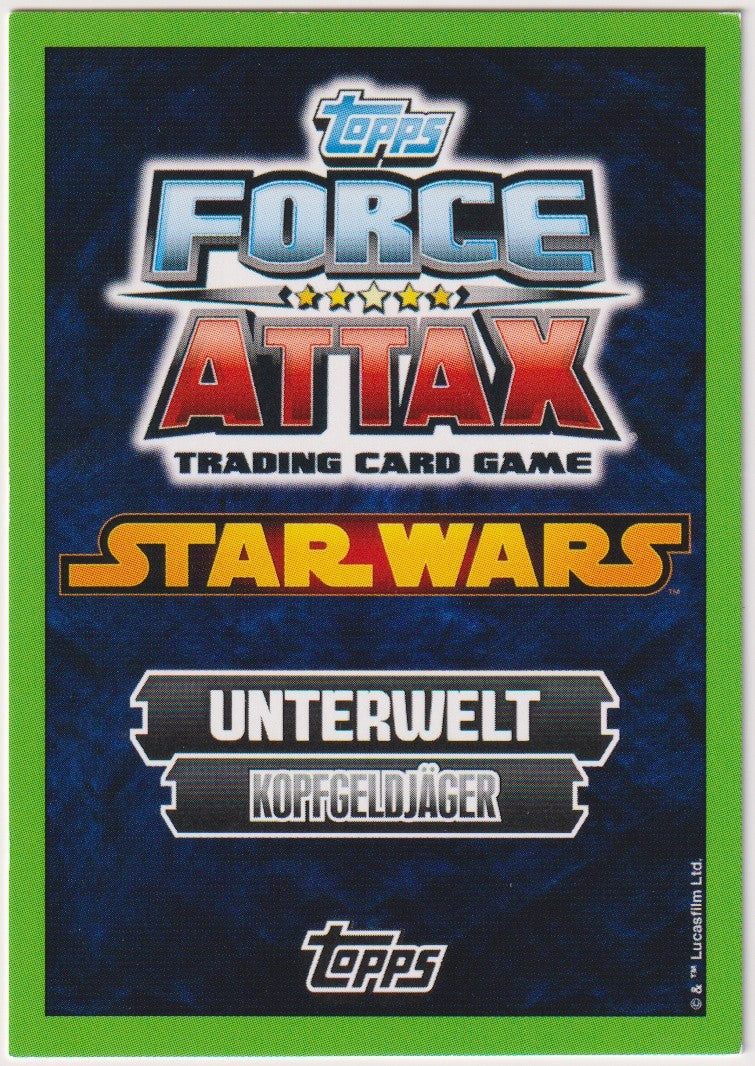 Topps Star Wars 2013 Cad Bane Unterwelt Kopfgeldjäger TCG Rare – Bild 2