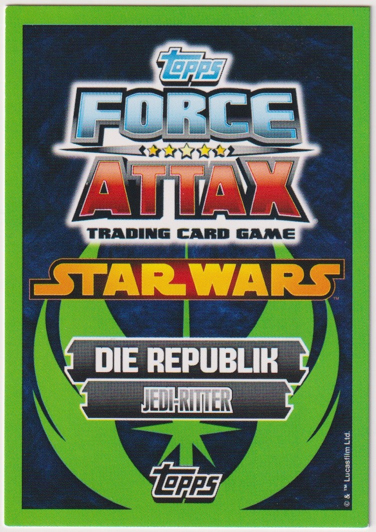 Topps Star Wars 2015 Yoda Jedi-Orden Jedi-Ritter TCG Rare – Bild 2