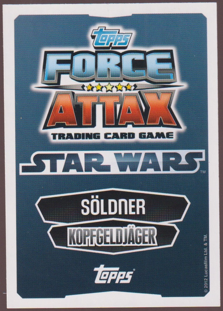 Topps Star Wars 2012 Jango Fett Söldner KOPFGELDJÄGER TCG Rare Nr. 145 – Bild 2