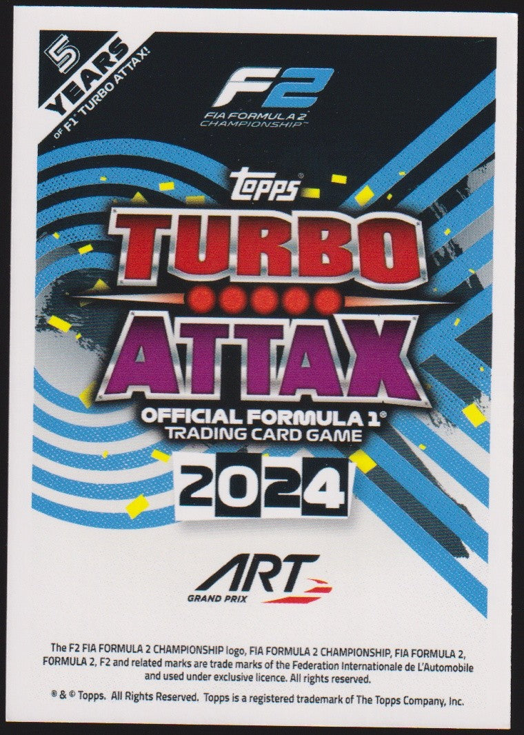 Topps Turbo Attax 2024 Victor Martins Alpine Academy Parallel Rare – Bild 2