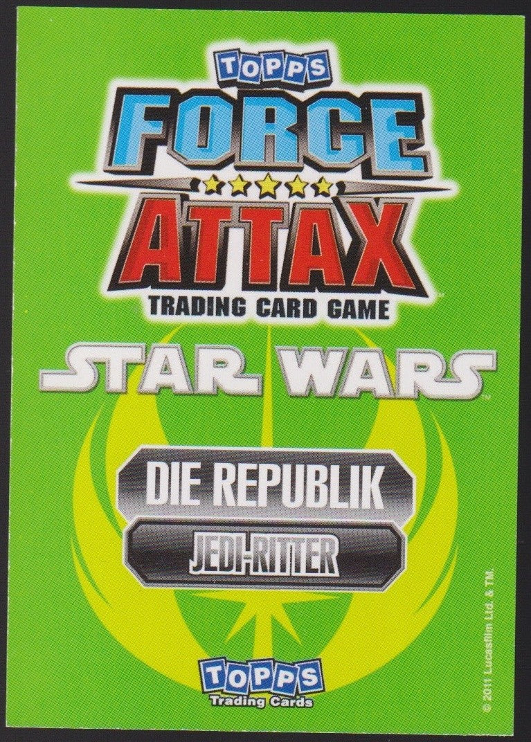 Topps Star Wars 2011 Kit Fisto Jedi Republik TCG Rare #72 – Bild 2