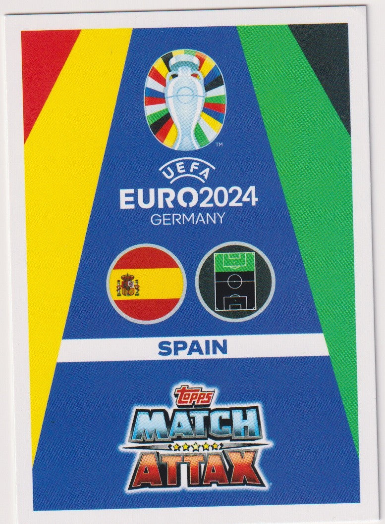 Topps Match Attax 2023-24 Álvaro Morata Spanien Parallel Rare 28 – Bild 2