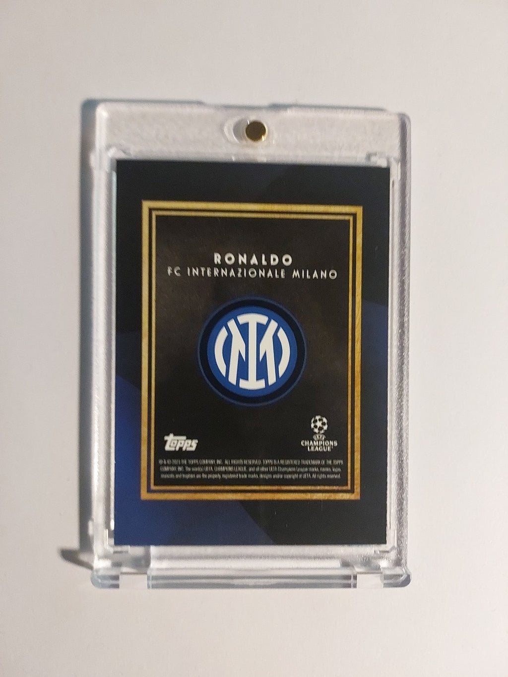 Topps UCC Deco 2023-24 Ronaldo Inter Mailand Brasilien Parallel Ultra Rare Hit – Bild 2