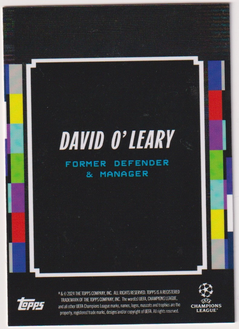 Topps Champions League 2023-24 David O'Leary Decades Trainer Parallel Rare – Bild 2