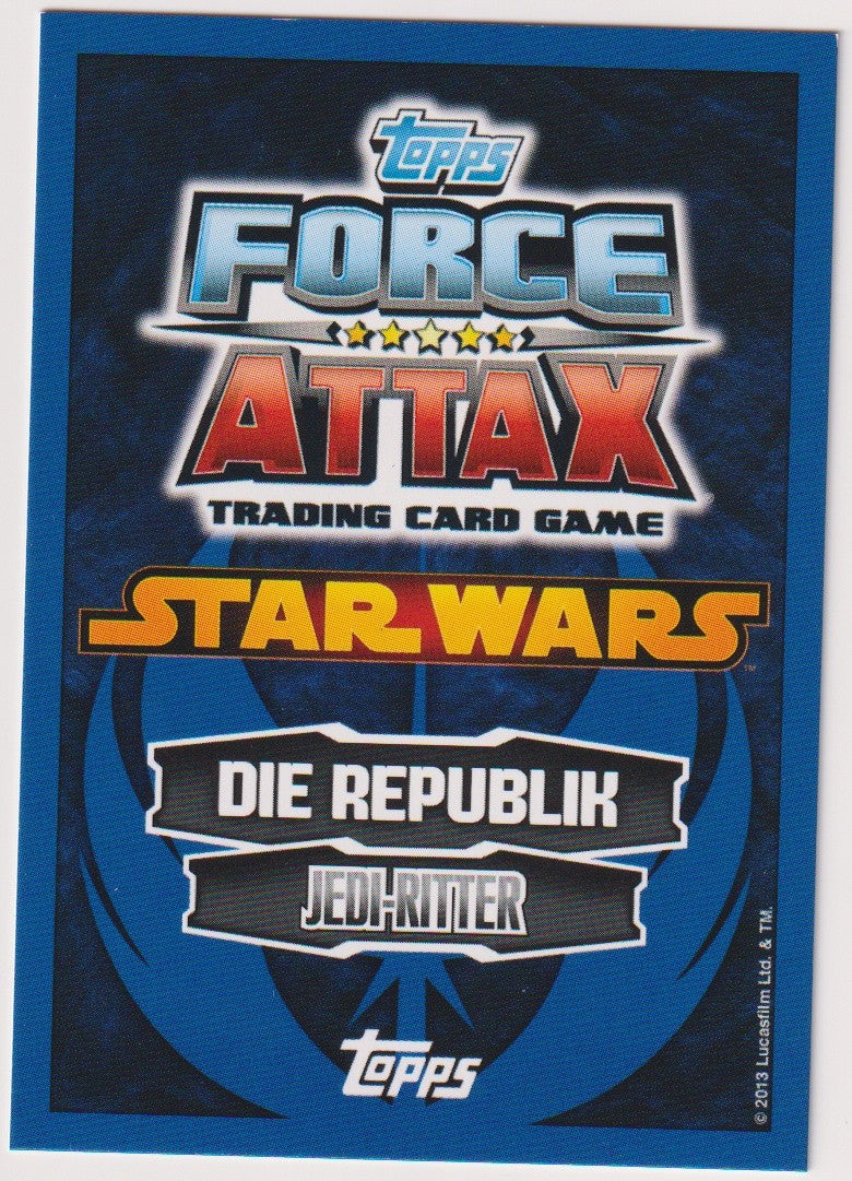 Topps Star Wars 2013 Meister Yoda Republik Jedi-Ritter TCG Rare – Bild 2