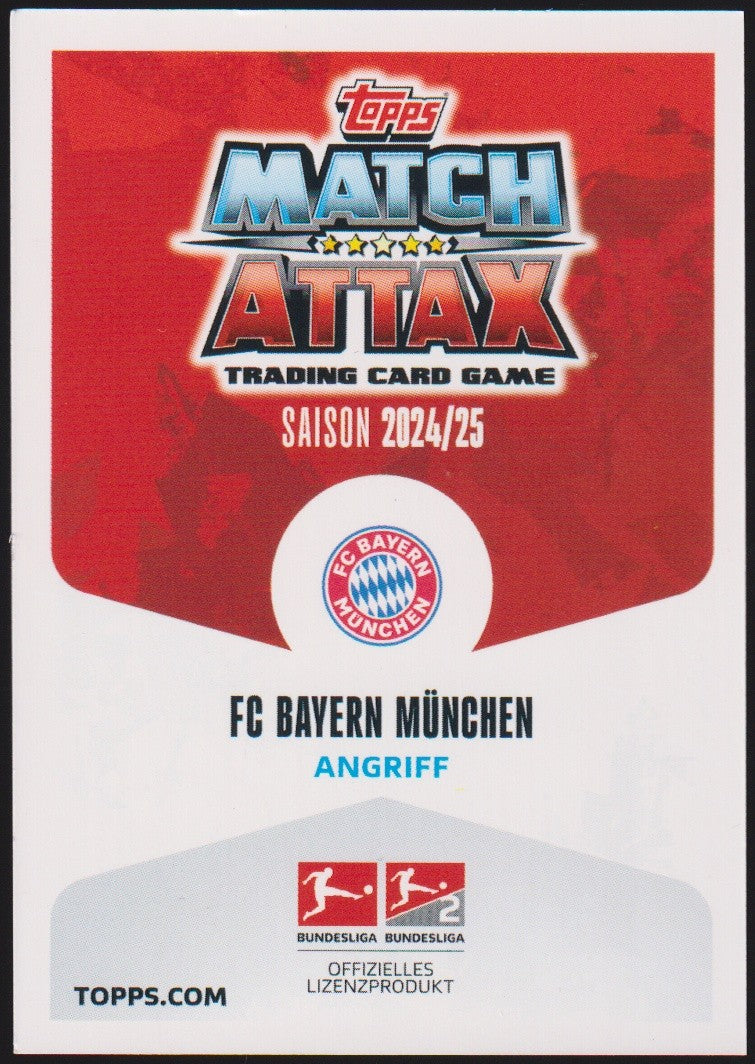 Topps Match Attax 2024-25 Michael Olise FC Bayern München Bundesliga Parallel – Bild 2