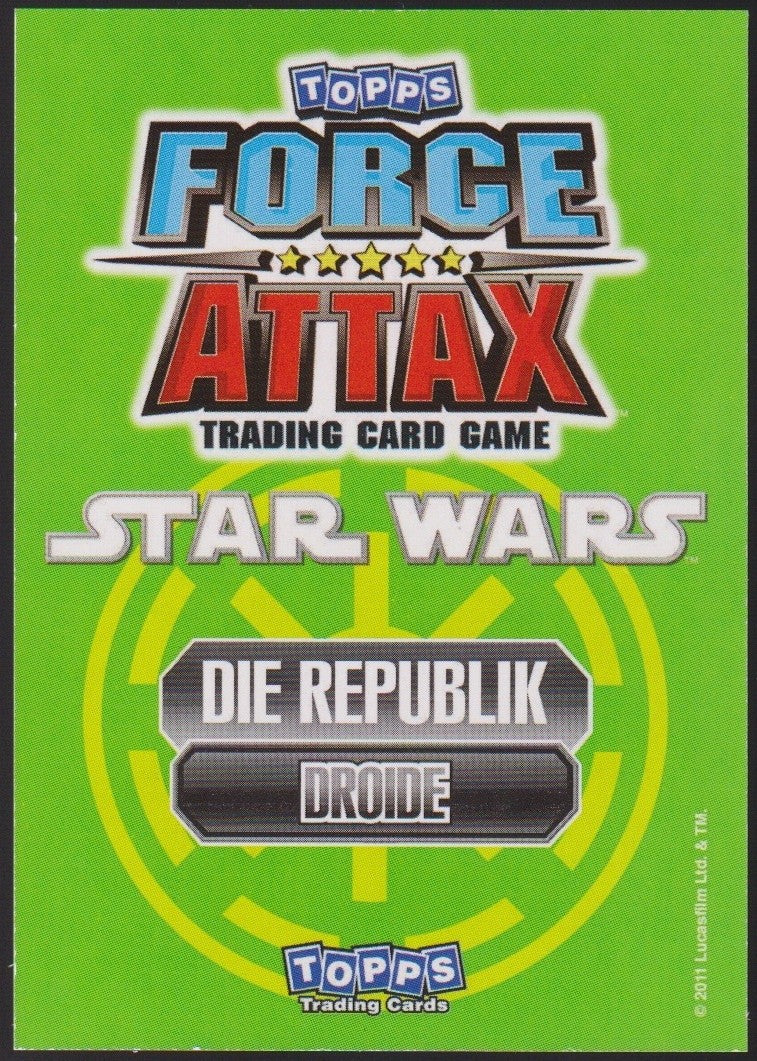 Topps Star Wars 2011 Polizei Droide Republik TCG Rare #26 – Bild 2