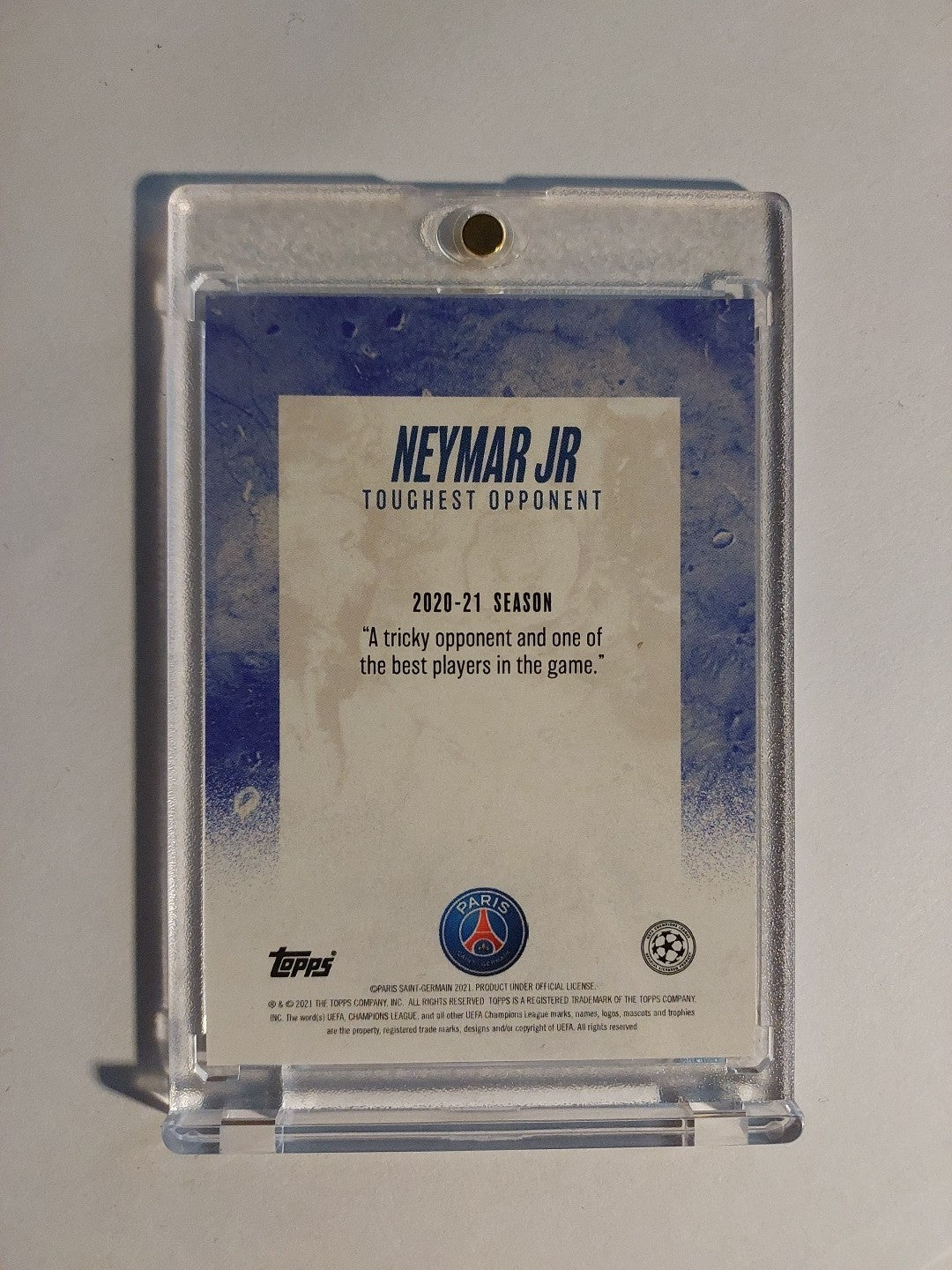Topps UCC 2020-21 Neymar Jr Paris Saint-Germain Parallel Insert Ultra Rare Hit – Bild 2