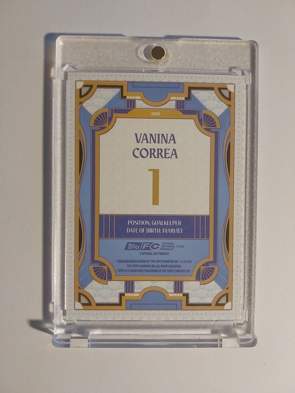 Topps Argentinien Team Set 2024-25 Vanina Correa Parallel – Bild 2