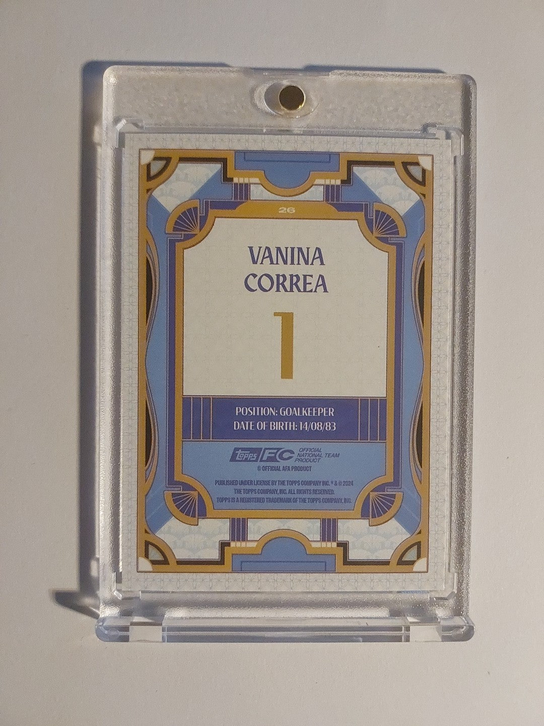 Topps Argentinien Team Set 2024-25 Vanina Correa Parallel – Bild 2
