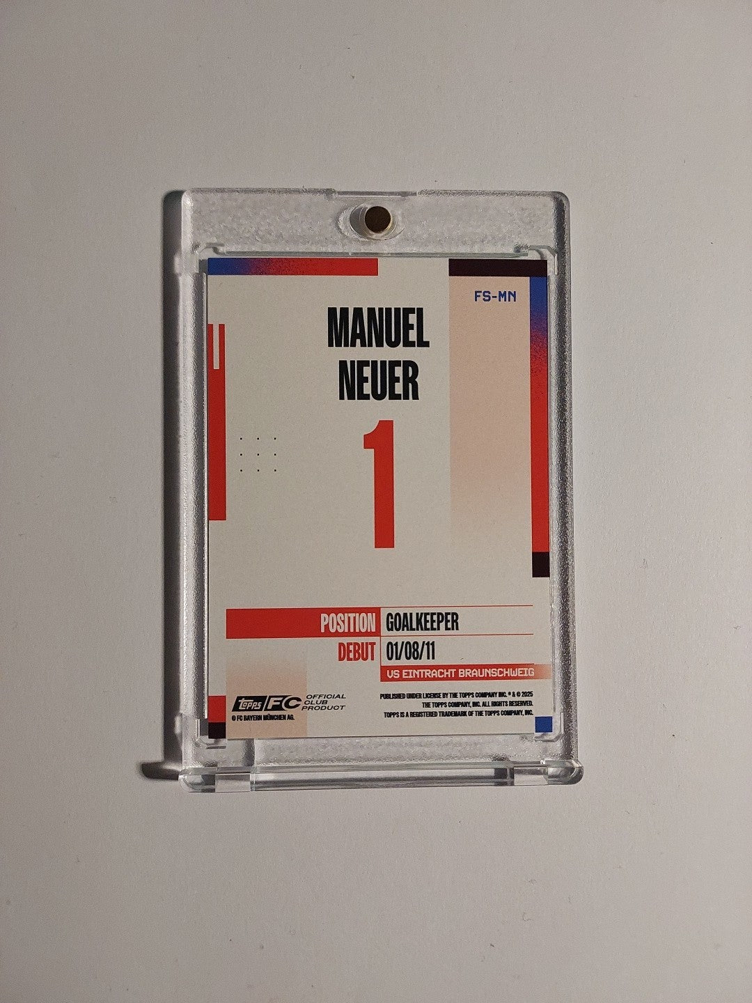 Topps Bayern München Team Set 2024-25 Manuel Neuer Parallel 36/50 Refractor Rare – Bild 2