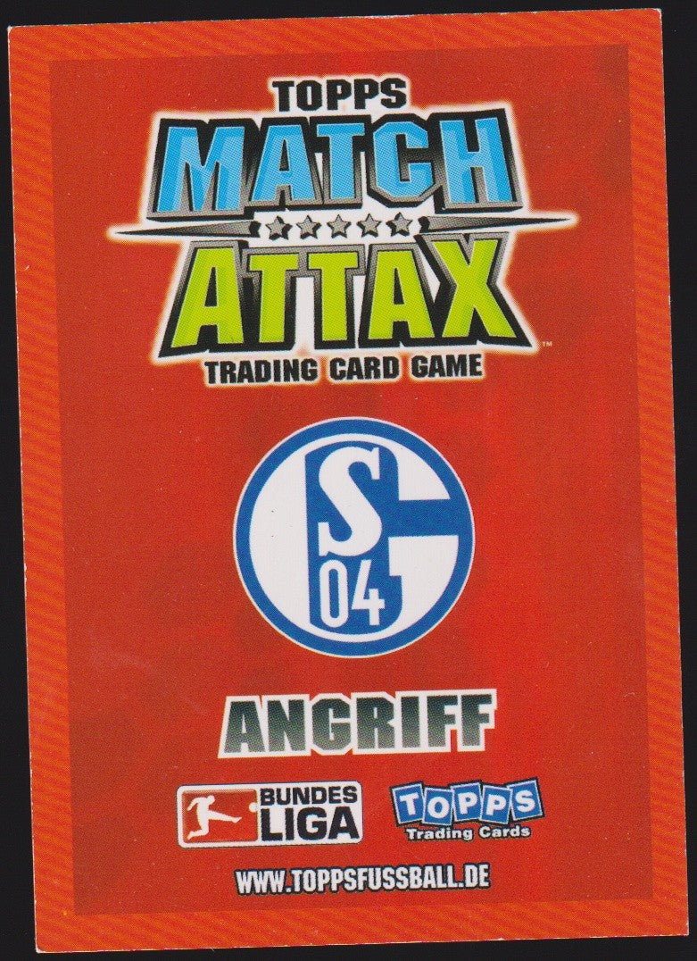Topps Match Attax Gerald Asamoah Schalke 04 Parallel Rare Nr. 24 – Bild 2
