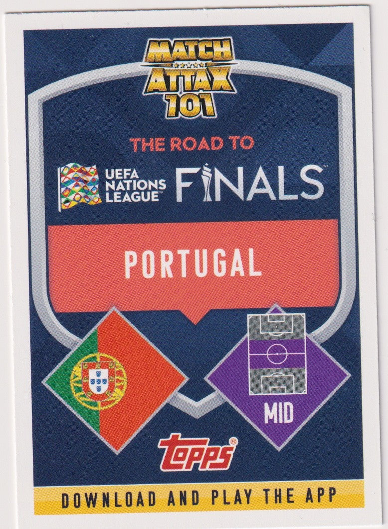 Topps 2023-24 Bernardo Silva Portugal Match Attax 101 - The Road to Finals – Bild 2