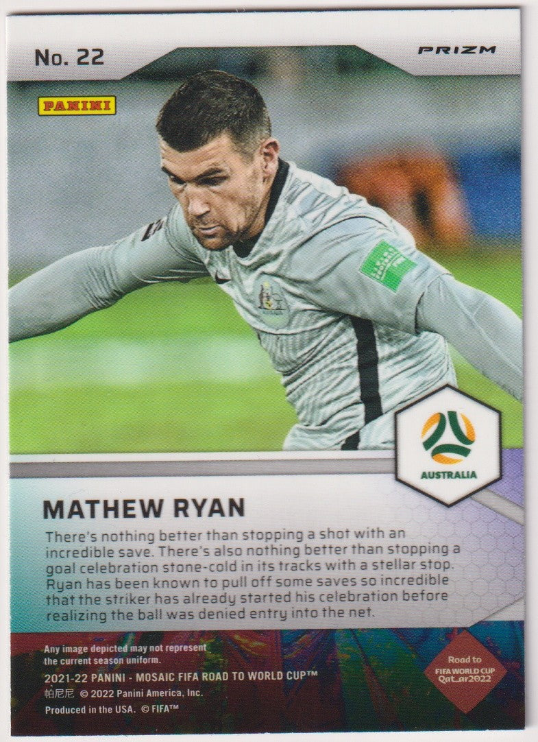 Panini Mosaic FIFA Road to World Cup™ 2021-22 Mathew Ryan 2021-22 Panini - – Bild 2