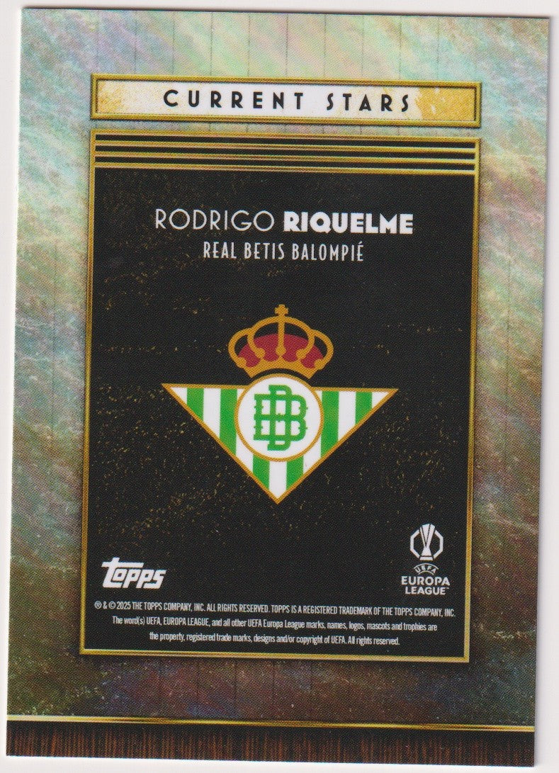 Topps Current Stars 2025-26 Rodrigo Riquelme Real Betis Balompié Parallel Rare – Bild 2