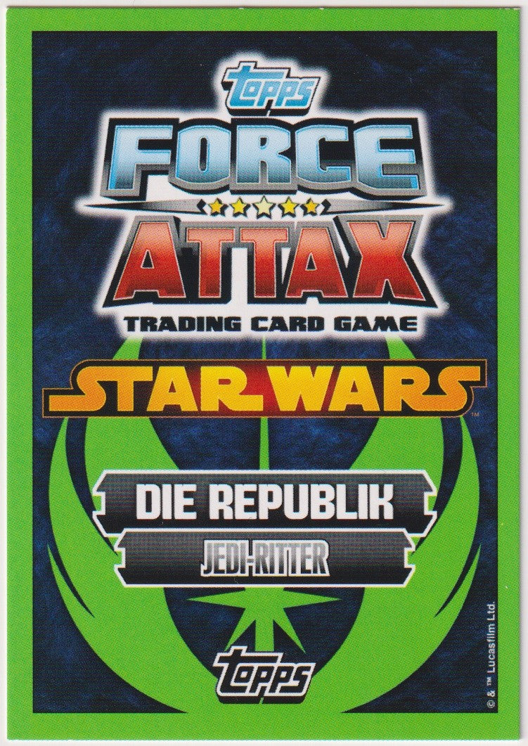 Topps Star Wars 2015 Mace Windu Republik Jedi-Ritter TCG Rare #165 – Bild 2