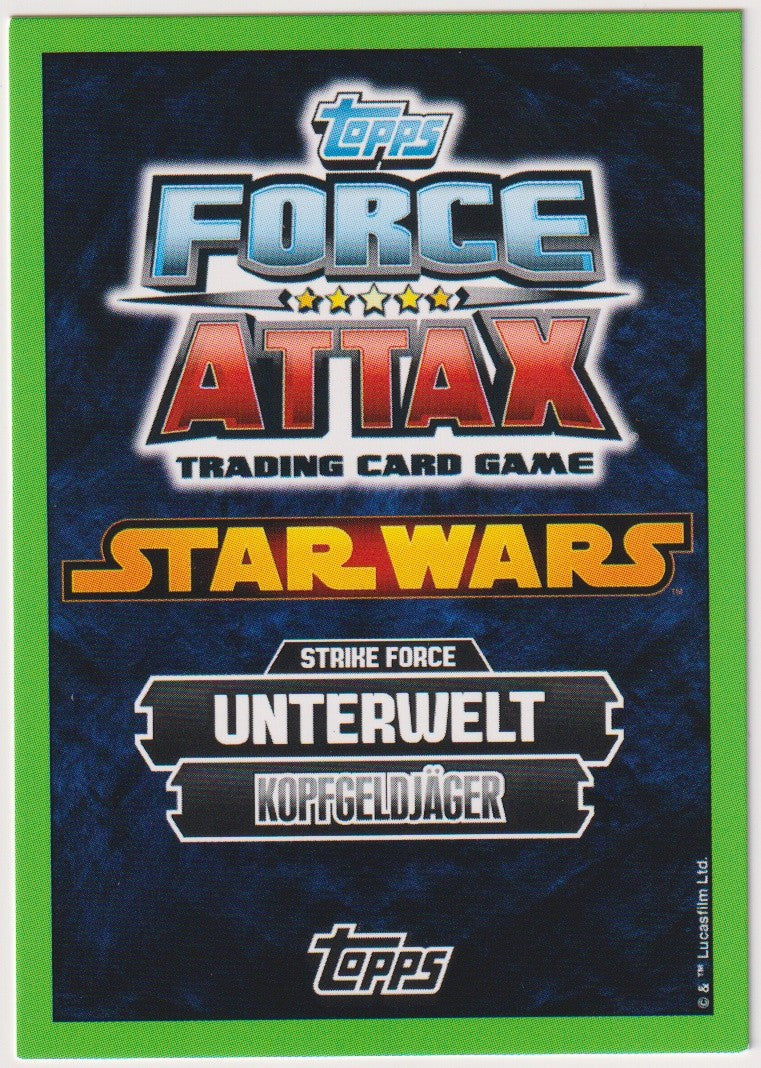 Topps Star Wars 2015 Bossk Kopfgeldjäger Unterwelt TCG Rare #125 – Bild 2