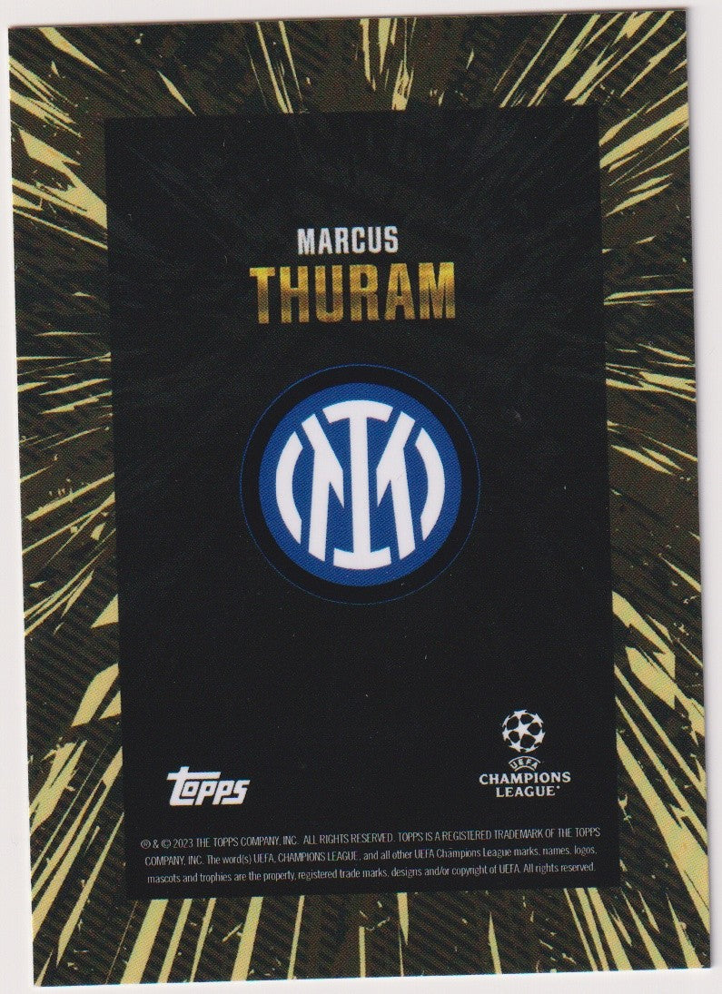Topps X WHIP 2012-13 Marcus Thuram Inter Milan Parallel Rare – Bild 2