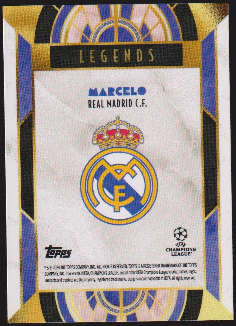 Topps Legends 2023-24 Marcelo Real Madrid C.F. Champions League Parallel Rare – Bild 2