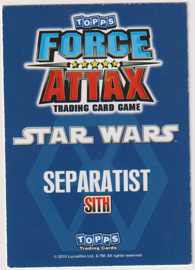 Topps Star Wars 2010 Asajj Ventress Sith Separatisten TCG Rare #72 – Bild 2