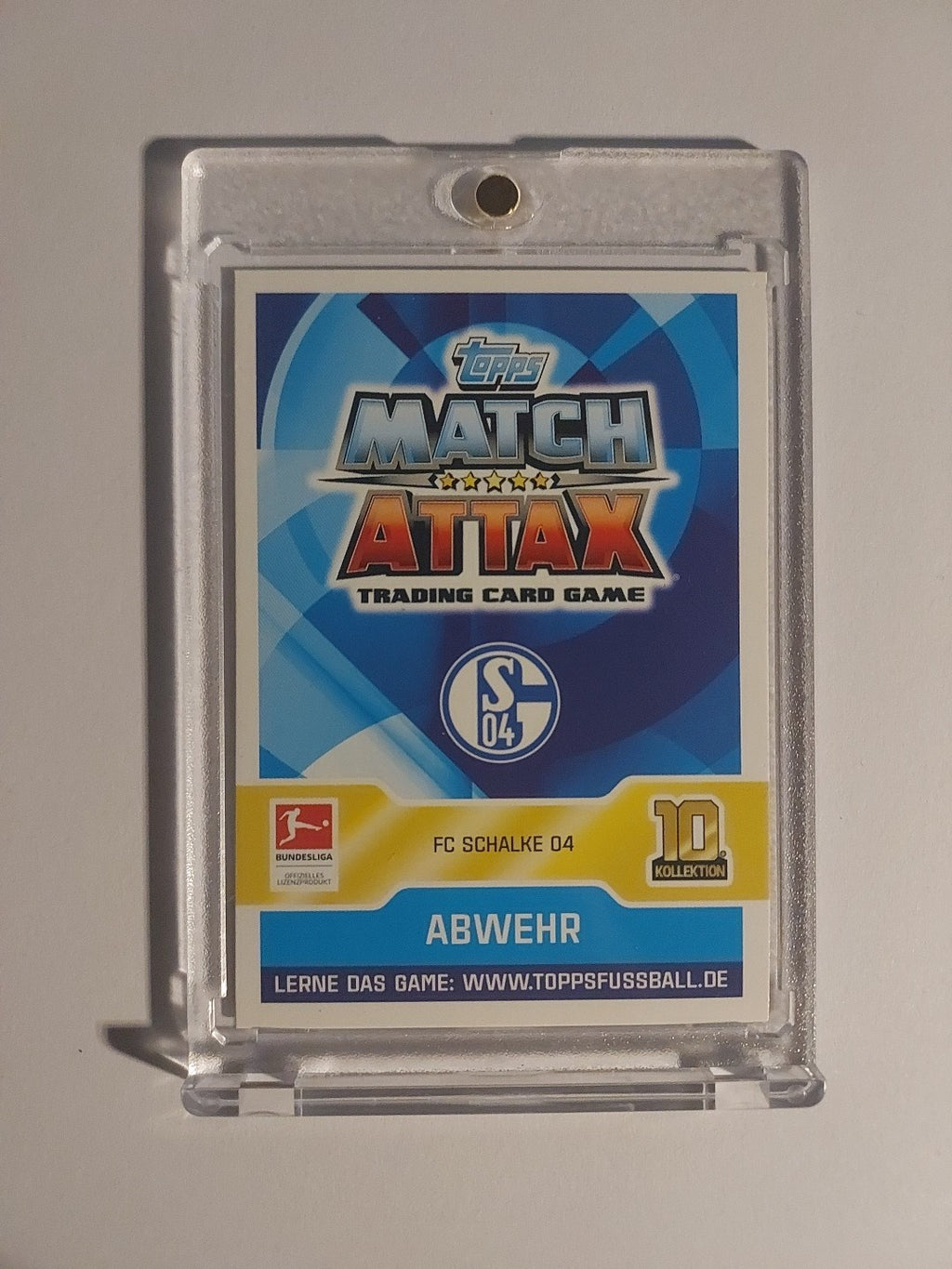 Topps Bundesliga 2017-18 Bastian Oczipka Schalke 04 (On Card Auto) – Bild 2