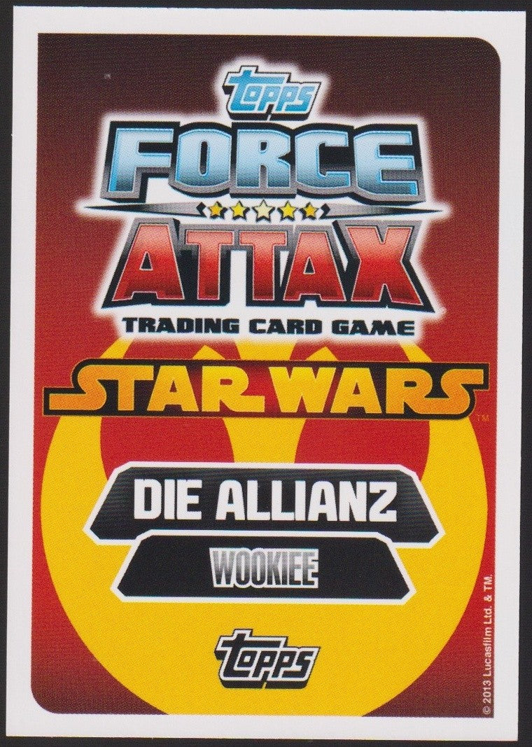 Topps Star Wars 2013 Chewbacca Allianz (Film Version) TCG Ultra Rare #73 – Bild 2