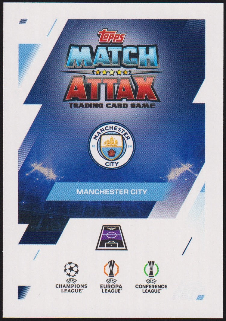 Topps Match Attax Rodri Manchester City Parallel Rare – Bild 2