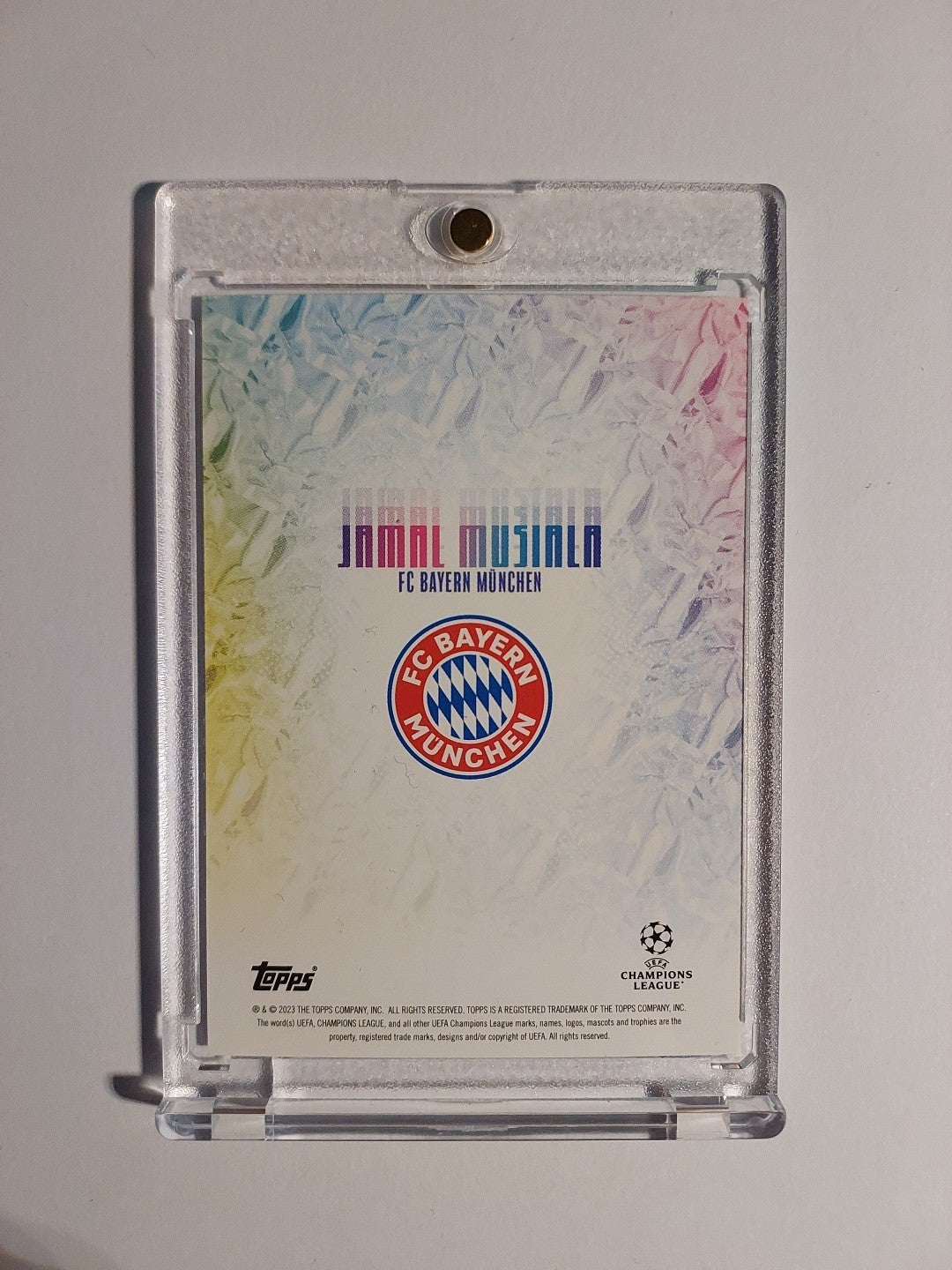 Topps UCC 2022-23 Jamal Musiala Bayern München Parallel Ultra Rare Hit – Bild 2