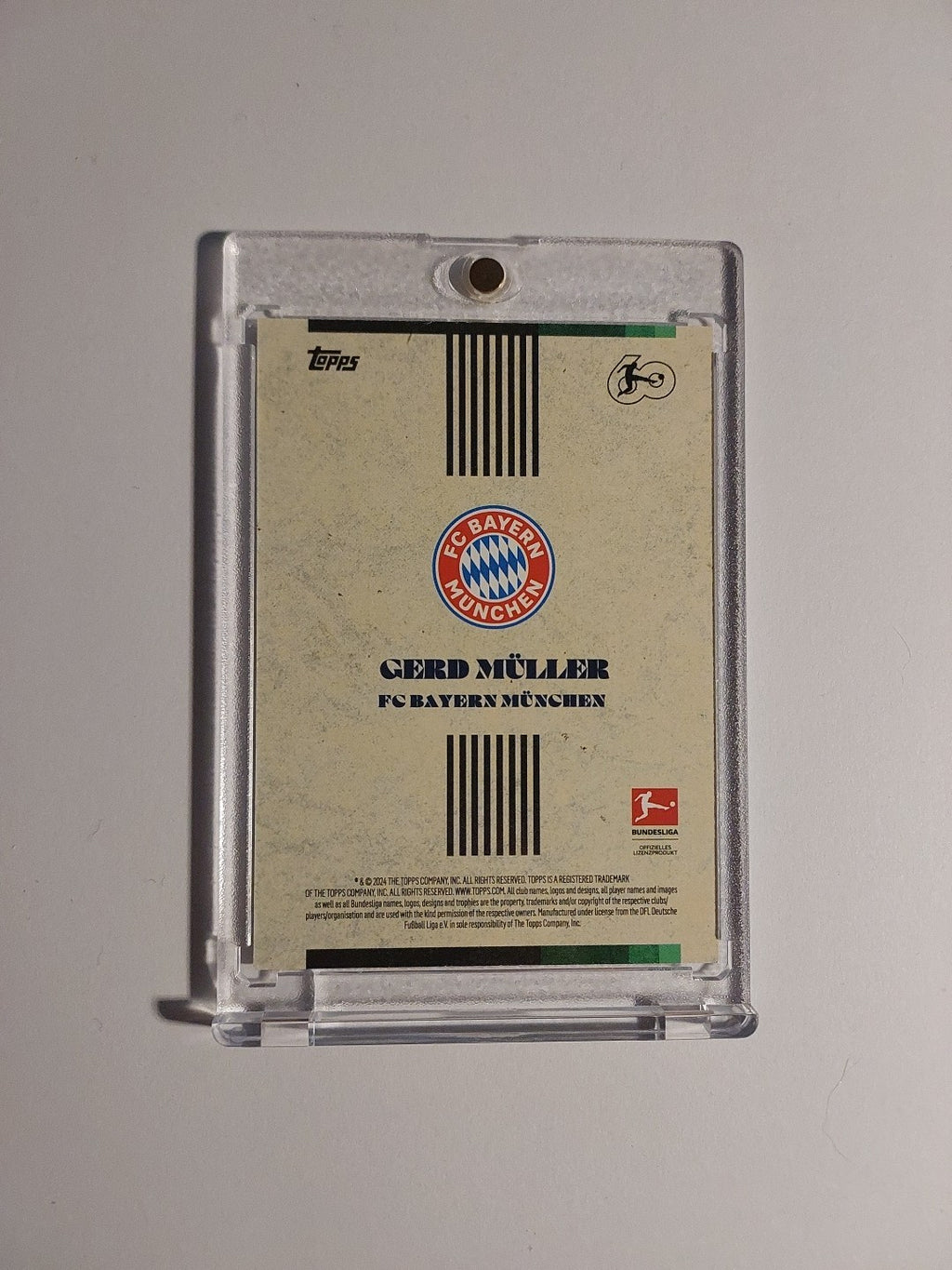 Topps Matthäus Curated 2023-24 Gerd Müller Bayern München Parallel 21/49 Rare – Bild 2