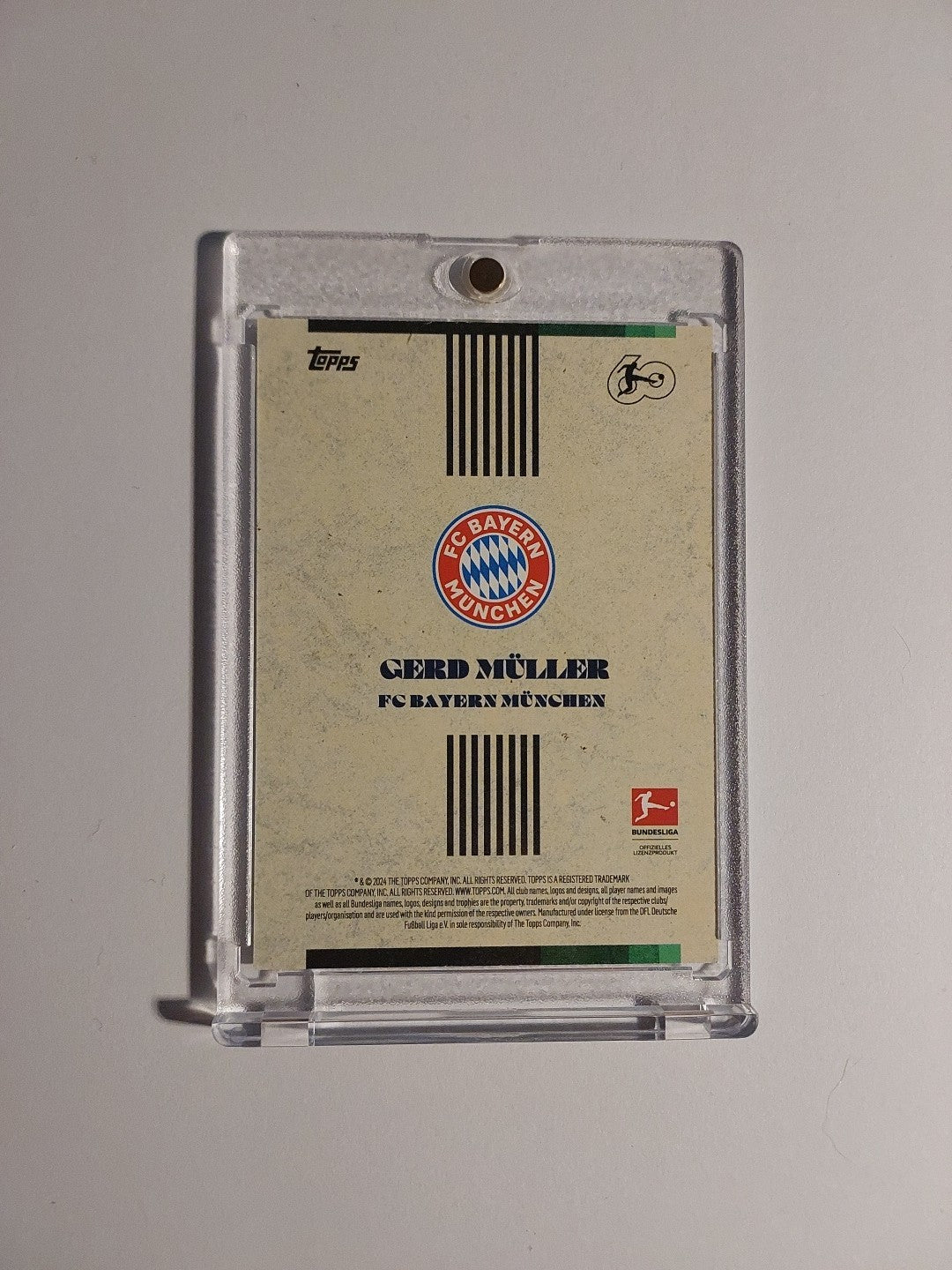 Topps Matthäus Curated 2023-24 Gerd Müller Bayern München Parallel 21/49 Rare – Bild 2
