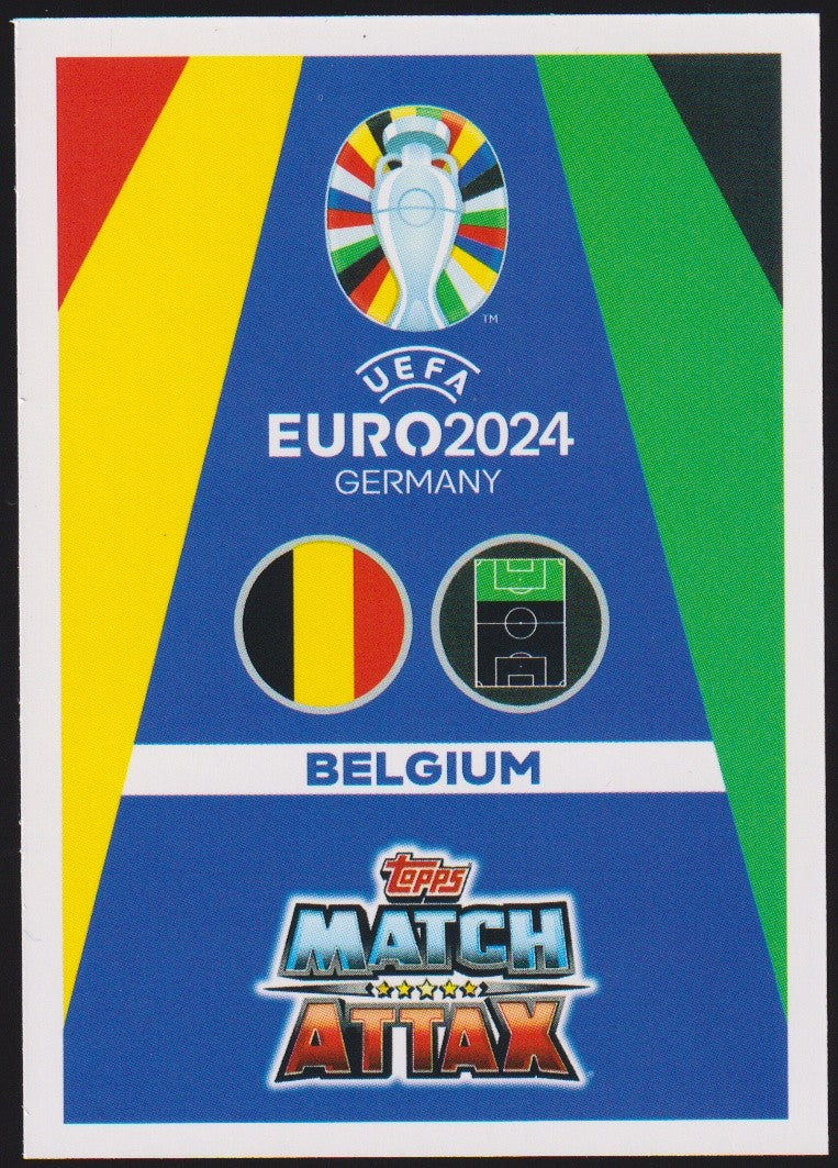 Topps Match Attax 2023-24 Romelu Lukaku Belgium Parallel Rare – Bild 2
