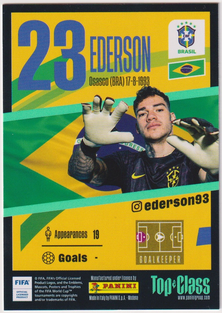 Panini Top Class 2018-19 Ederson FIFA World Cup™ Parallel Rare 23 – Bild 2