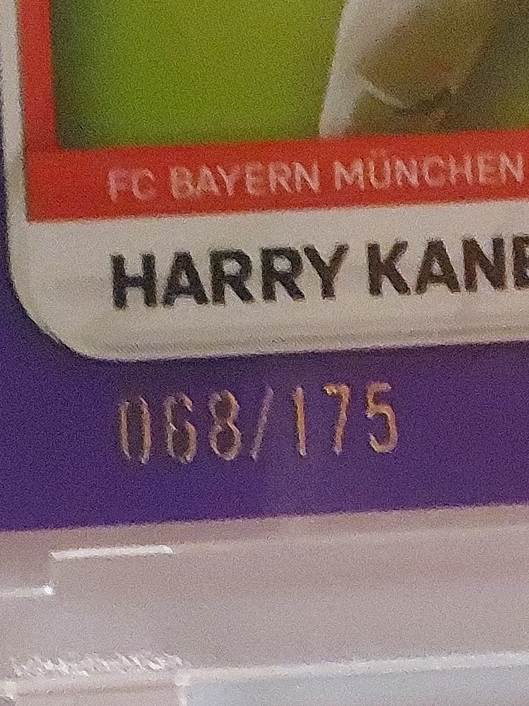 Topps Bayern München Tin Collector 2025-26 Harry Kane Parallel 68/175 Rare Hit – Bild 2