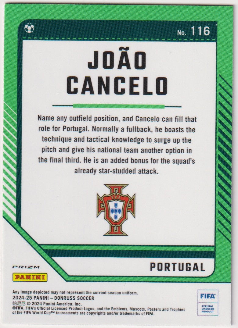Panini DonRuss Soccer 2023-24 João Cancelo Portugal Parallel Rare 116 – Bild 2