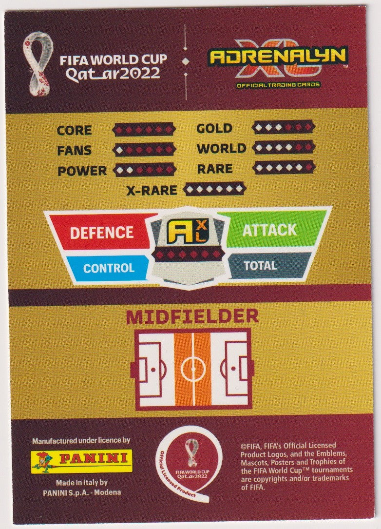 Panini FIFA World Cup Qatar2022 Adrenalyn 2022-23 Weston McKennie USA Parallel – Bild 2
