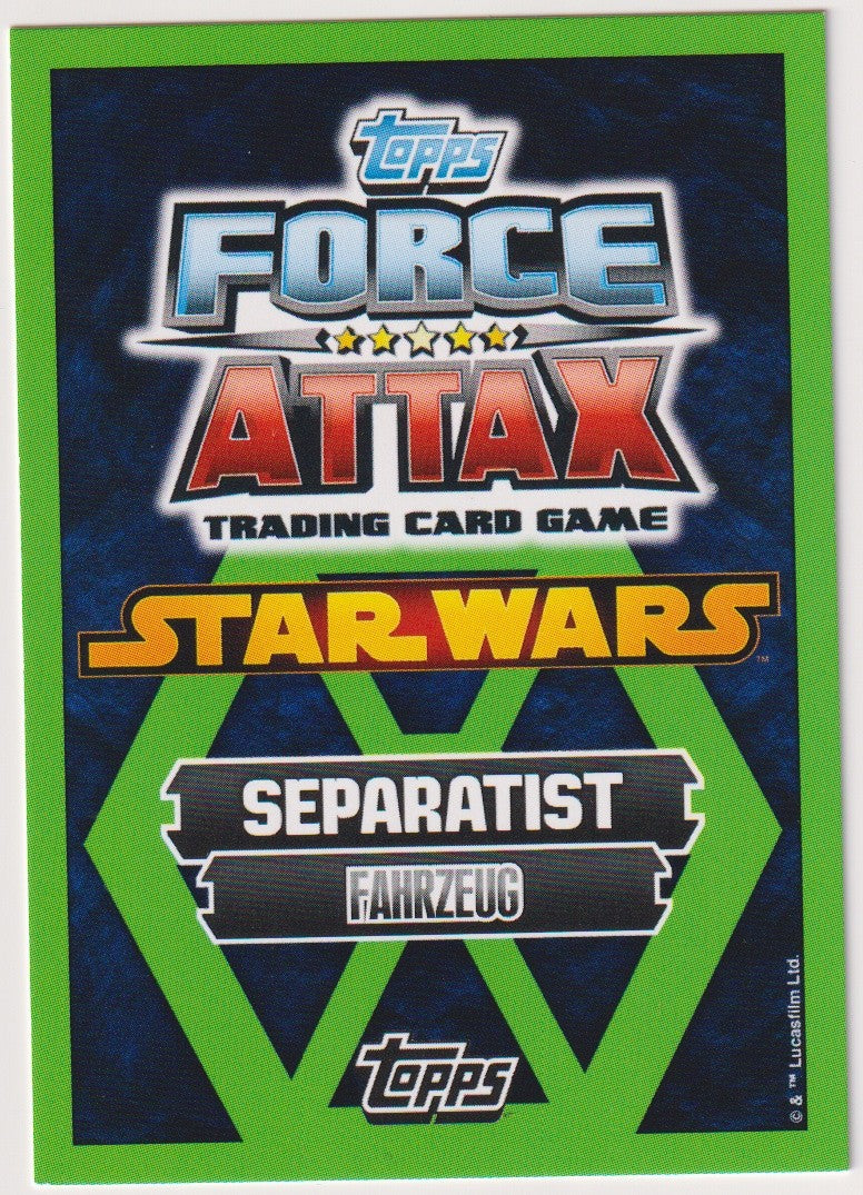 Topps Star Wars 2013 General Grievous' Gleiter Separatist Fahrzeug TCG Rare – Bild 2