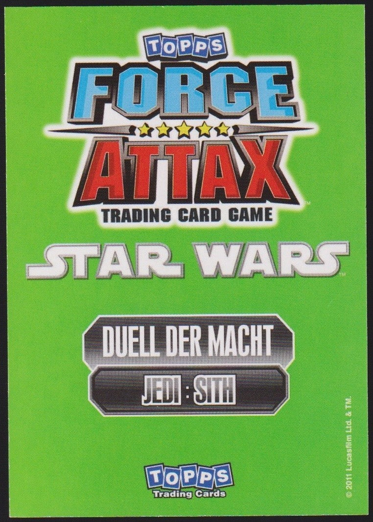 Topps Star Wars 2011 Obi-Wan Kenobi vs Asajj Ventress TCG Rare #173 – Bild 2