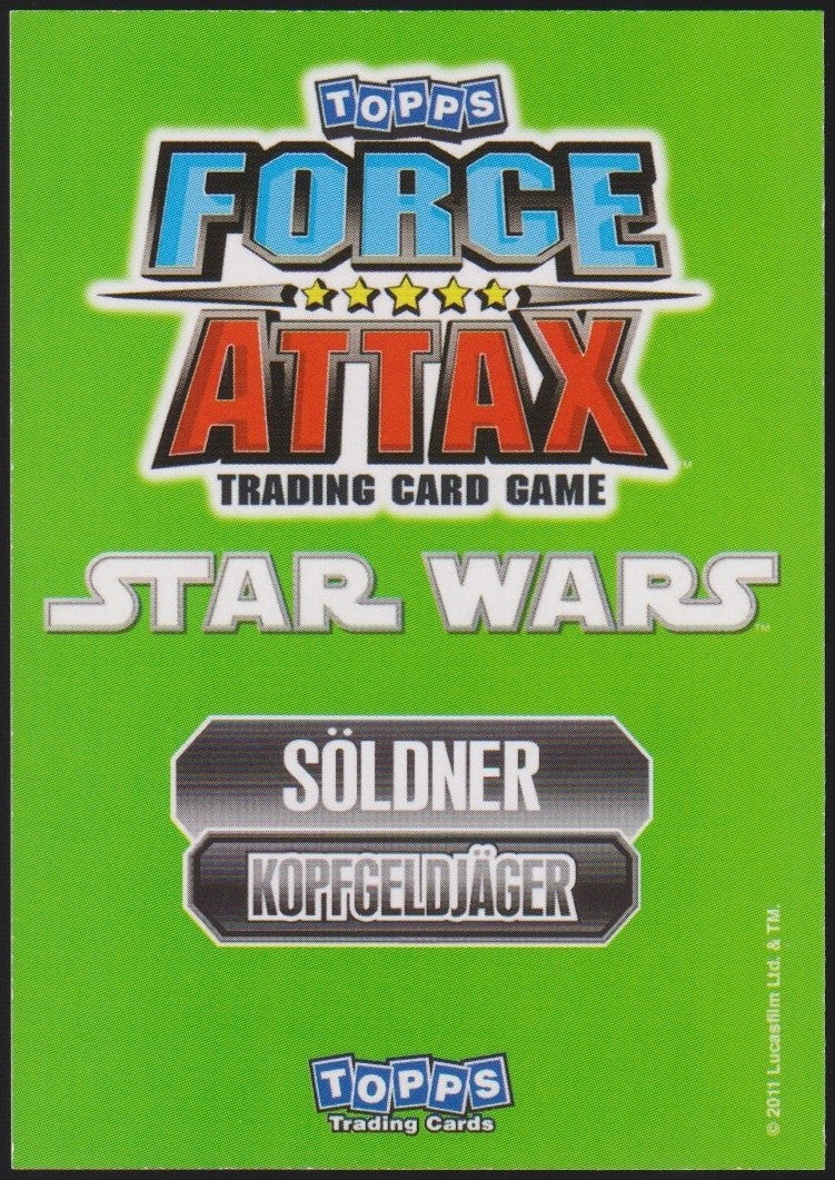 Topps Star Wars 2011 Bric Kopfgeldjäger Söldner TCG Rare #135 – Bild 2