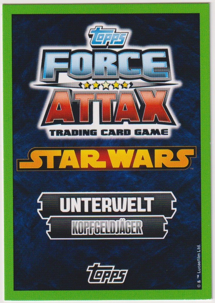 Topps Star Wars 2015 Cad Bane Kopfgeldjäger Unterwelt TCG Rare – Bild 2