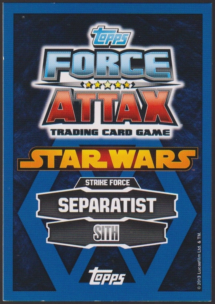 Topps Star Wars 2013 Asajj Ventress Sith Separatisten Full Art TCG Rare #182 – Bild 2