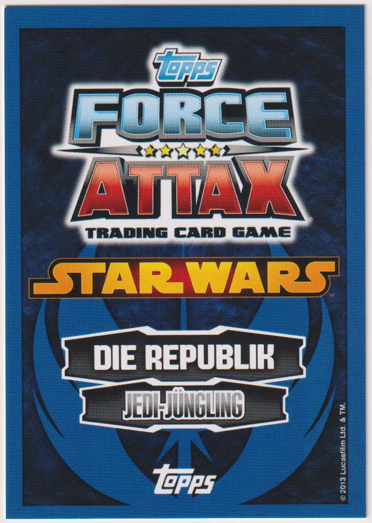 Topps Star Wars 2013 Ganodi Jedi-Jüngling Republik TCG Rare #66 – Bild 2