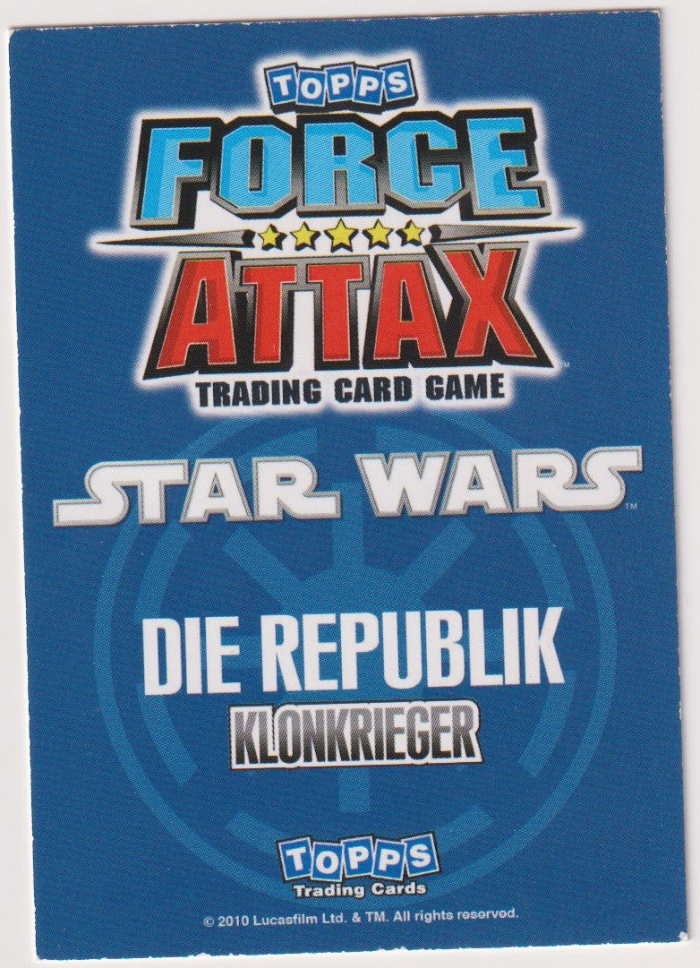 Topps Star Wars 2010 Wolffe, Commander Wolfffe Republik TCG Rare #25 – Bild 2