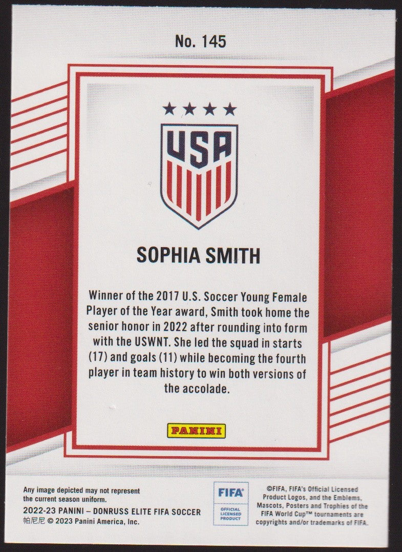 Panini 2022-23 Sophia Smith United States Women's National Team (USWNT) Parallel – Bild 2