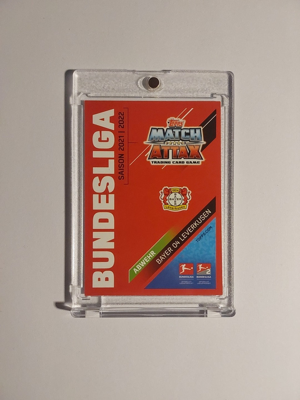 Topps Bundesliga 2021-22 Mitchel Bakker On Card Auto Bayer Leverkusen Parallel – Bild 2