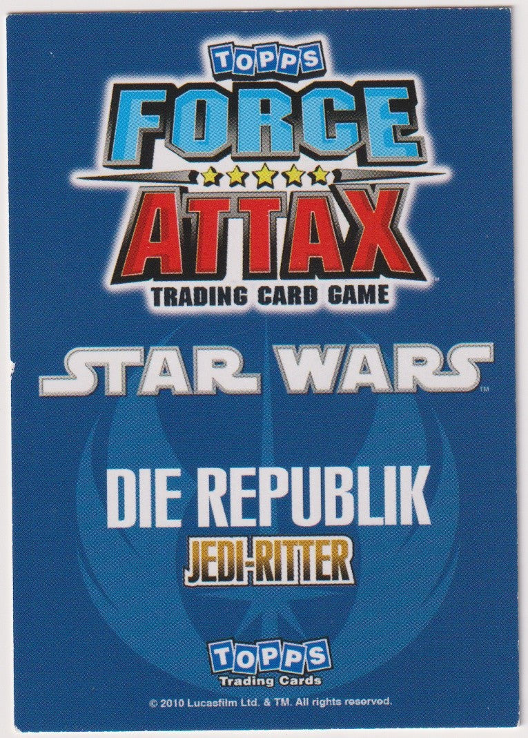 Topps Star Wars 2010 Meister Yoda Republik Jedi-Ritter TCG Rare – Bild 2