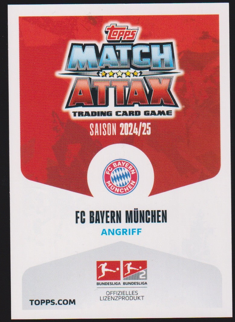 Topps Match Attax 2024-25 Michael Olise FC Bayern München Bundesliga Parallel – Bild 2