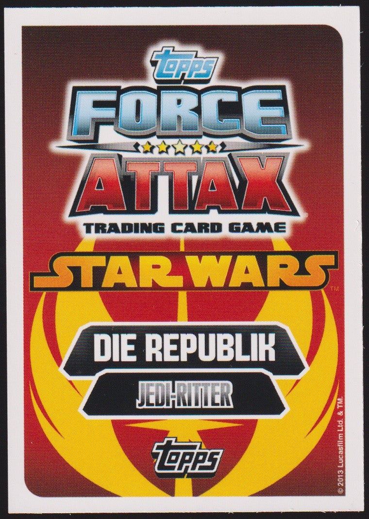 Topps Star Wars 2013 Mace Windu Republik Die Jedi-Ritter TCG Rare – Bild 2