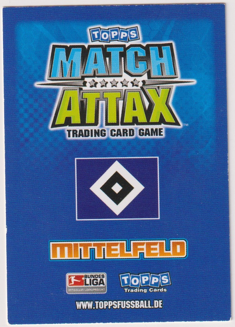 Topps Match Attax Zé Roberto HSV Hamburg Bundesliga Parallel Rare – Bild 2